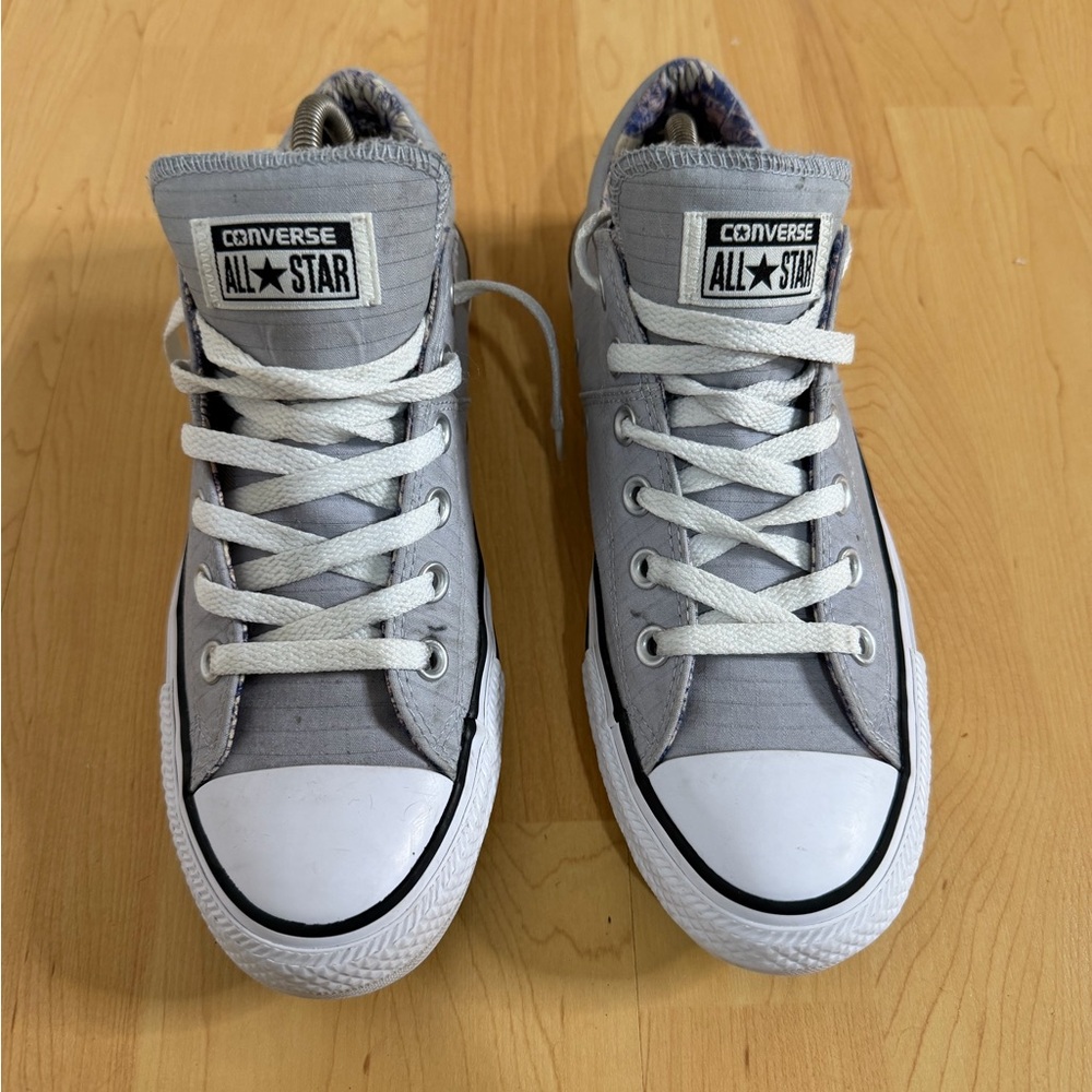Converse All Star Gray Low Top Sneakers - Picture 2 of 7